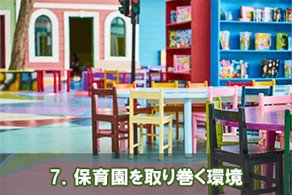 7．保育園を取り巻く環境